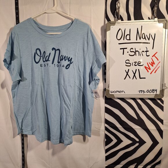 Old Navy Tops - NWT Old Navy Shirt Blue w/ Logo XXL